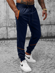 Ανδρικό παντελόνι φόρμας ναυτικό μπλε OZONEE JS/8K175