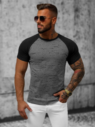 Ανδρικό μπλουζάκι Γραφίτης OZONEE JS/8T226/5