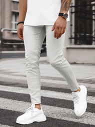 Ανδρικό τζιν παντελόνι Γκρί OZONEE E/5194/01