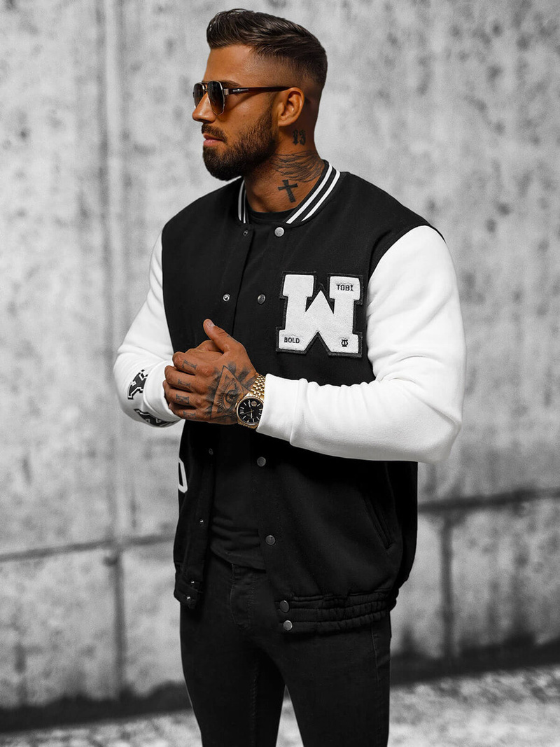 Ανδρικό Φούτερ μαύρο OZONEE O/TB9127