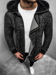 Ανδρικό Φούτερ μαύρο OZONEE B/171693Z