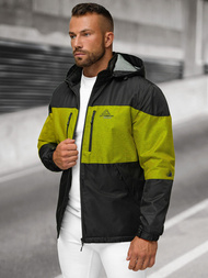 Ανδρικό μπουφάν μαύρο OZONEE JS/22M310/392Z