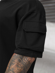 Ανδρικό σετ φόρμας μαύρο OZONEE JS/27C6535/3