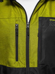 Ανδρικό μπουφάν μαύρο OZONEE JS/22M311/392