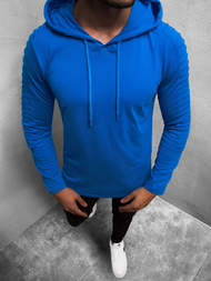 Ανδρικό μπλουζάκι με μακριά μανίκια μπλε OZONEE MECH/2148TZ 