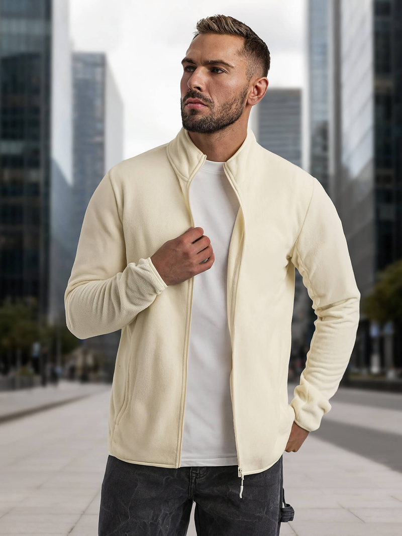 Ανδρικό Φούτερ eκρού OZONEE JS/HH016/1