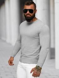 Ανδρικό πουλόβερ Γκρί OZONEE NB/MMB602/2Z