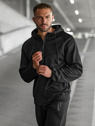 Ανδρικό σετ φόρμας μαύρο OZONEE JS/8C1967/3