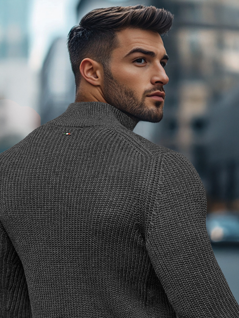 Ανδρικό πουλόβερ Γραφίτης OZONEE NB/MM6020/3Z