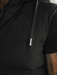 Ανδρικό αμάνικο μπουφάν μαύρο OZONEE JS/32M1780/392Z