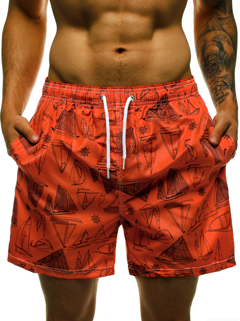 Ανδρικό μαγιό πορτοκαλί OZONEE JS/ST070