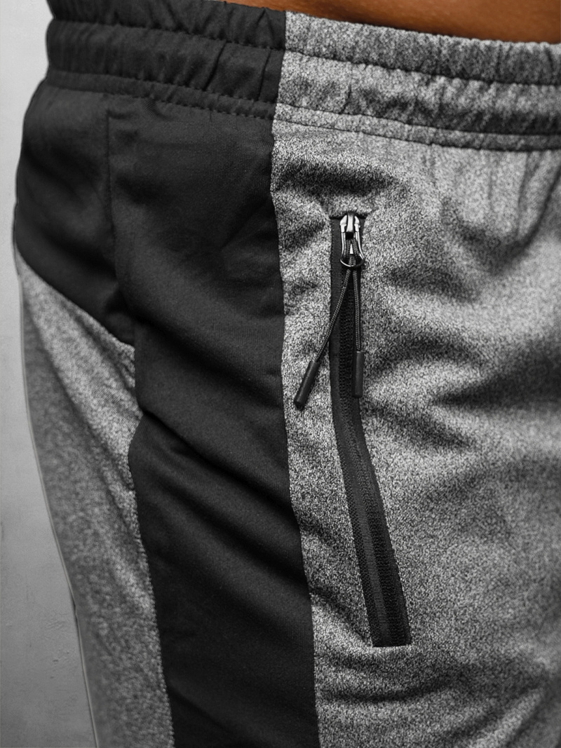 Ανδρικό σόρτς φόρμας Γραφίτης OZONEE JS/68025