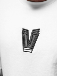 Φούτερ λευκό OZONEE O/SWE23034