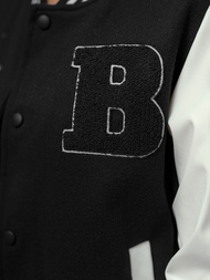 Γυναικείο μπουφάν μαύρο OZONEE JS/16M9067/392