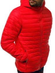 Ανδρικό μπουφάν Κόκκινο OZONEE JS/LY35