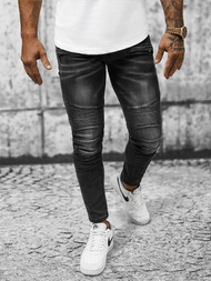 Ανδρικό τζιν παντελόνι Γκρί OZONEE NB/MP0029GZ