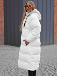 Γυναικείο μπουφάν λευκό OZONEE JS/5M3163/281Z