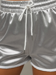 Γυναικείο σόρτς φόρμας γκρι OZONEE O/NP1177