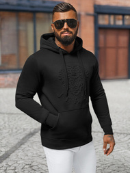 Ανδρικό Φούτερ με kουκούλα μαύρο OZONEE NB/MF2012