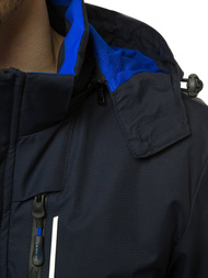 Ανδρικό μπουφάν ναυτικό μπλε OZONEE MG/2517