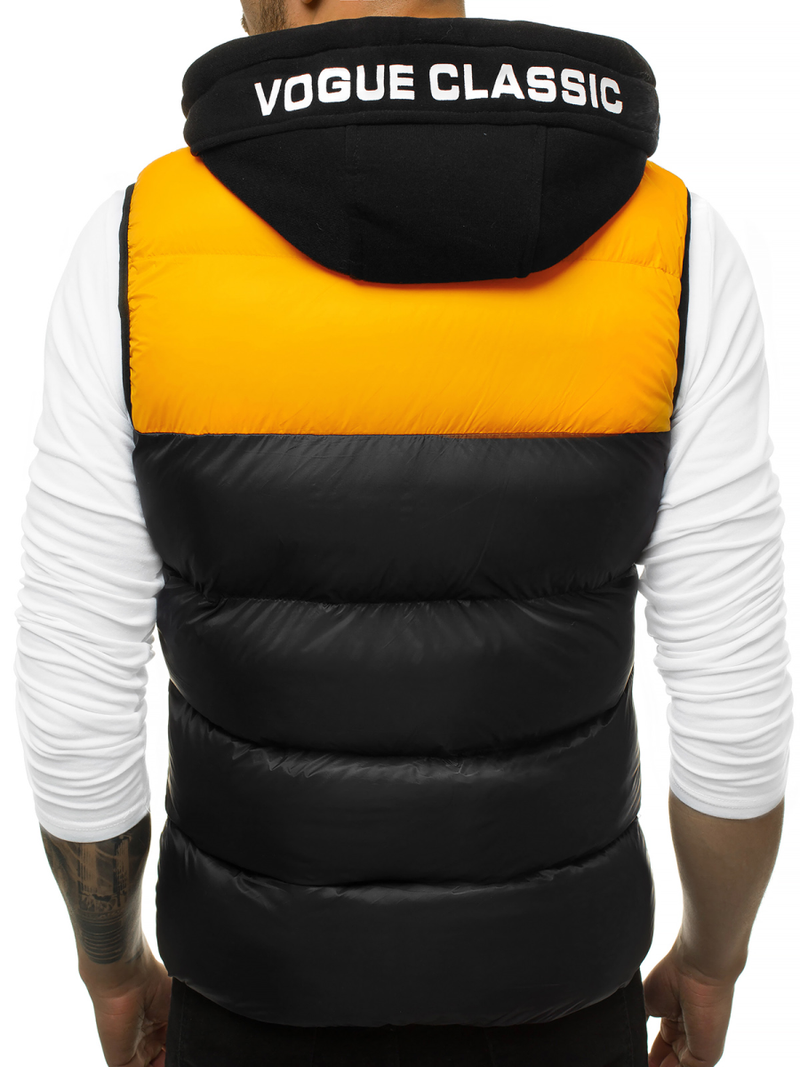 Ανδρικό αμάνικο μπουφάν μαύρο OZONEE N/6500