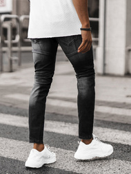 Ανδρικό τζιν παντελόνι mαύρος OZONEE NB/MP0047NZ