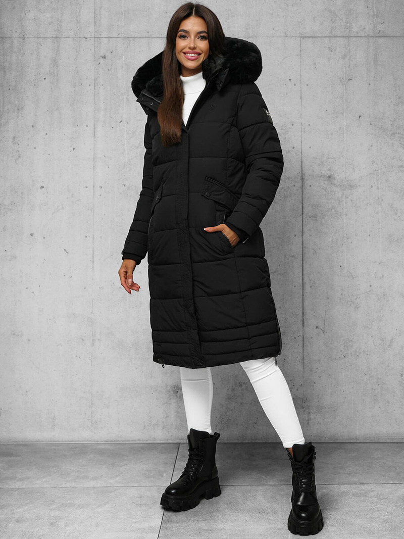 Γυναικείο μπουφάν μαύρο OZONEE O/W377