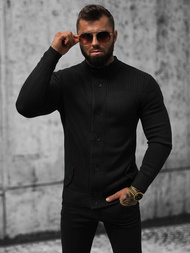 Ανδρικό πουλόβερ mαύρος OZONEE NB/MM6011/4