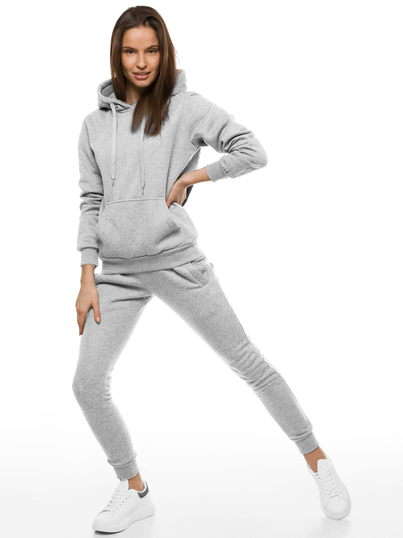 Γυναικείο παντελόνι φόρμας γκρι OZONEE JS/CK01