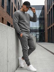 Ανδρικό σετ φόρμας γραφίτη OZONEE JS/68C10380/3Z