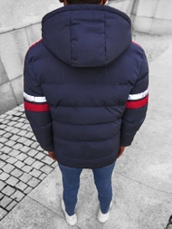 Ανδρικό χειμερινό μπουφάν ναυτικό μπλε OZONEE JS/M8103