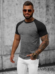 Ανδρικό μπλουζάκι Γραφίτης OZONEE JS/8T226/5