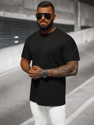 Ανδρικό μπλουζάκι μαύρο OZONEE NB/MT3098