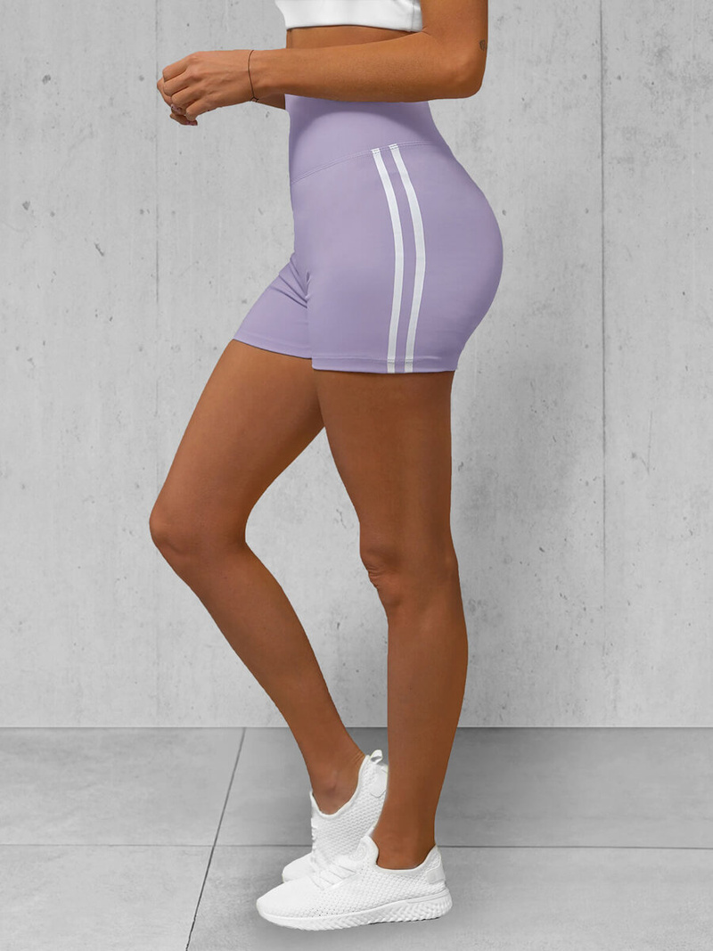 Κοντό ανοιχτό-μοβ γυναικείο κολάν OZONEE O/LK382