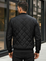 Ανδρικό μπουφάν μαύρο OZONEE JS/MY01Z