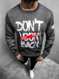 OZONEE JS/DD219Z Ανδρικό Φούτερ γραφίτη