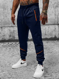 Ανδρικό παντελόνι φόρμας ναυτικό μπλε OZONEE JS/8K175