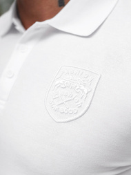 Ανδρική μπλούζα polo λευκό OZONEE NB/MT3142