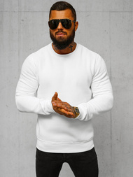 Ανδρικό Φούτερ λευκό OZONEE JS/2001-10Z