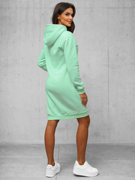 Γυναικείο φούτερ με κουκούλα μέντα OZONEE JS/YS10005/39Z