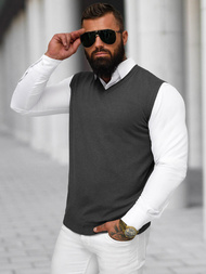 Ανδρικό πουλόβερ Γραφίτης OZONEE NB/MM6005/3Z