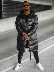 Ανδρικό χειμερινό μπουφάν μαύρη OZONEE O/M3205Z