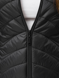 Γυναικείο μπουφάν μαύρο OZONEE JS/16M9238/392