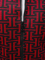 Ανδρικό μπουφάν kόκκινο και μαύρο OZONEE O/3A55