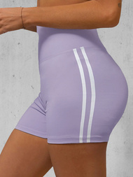 Κοντό ανοιχτό-μοβ γυναικείο κολάν OZONEE O/LK382