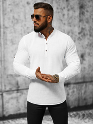 Ανδρικό πουκάμισο λευκό OZONEE O/V31