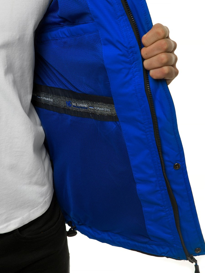 Ανδρικό μπουφάν ναυτικό μπλε OZONEE MG/2517