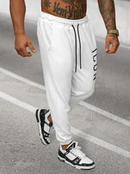 Ανδρικό παντελόνι φόρμας λευκό OZONEE O/D9125Z