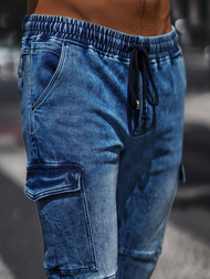 Ανδρικό παντελόνι jogger mπλε OZONEE NB/MP0058B