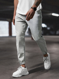 Ανδρικό τζιν παντελόνι γκρι OZONEE DP/780Z